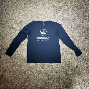 Dark Blue TopGolf Myrtle Beach Long Sleeve Shirt